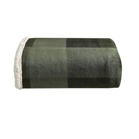 Ushshf1196946 Eddie Bauer - Throw Blanket Reversible Sherpa Fleece Bedding Home Decor For