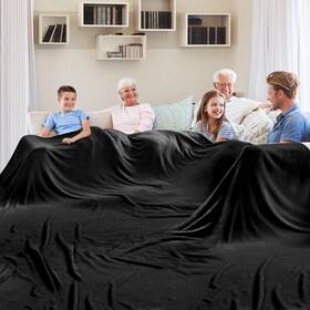 Largeblanket120120-lg Edenleaf Big Oversized Soft Blanket Giant Fleece 120x120 California King War