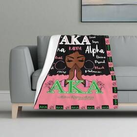 Edidug 691403932816 Sorority Gifts Pretty Grils Ultra-soft Micro Fleece Blanket For Bed Or Sofa T