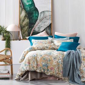 Dm400tc Eikei Damask Medallion Duvet Cover Luxury Paisley Print King Majorca
