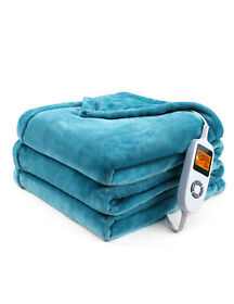 Ej-bd012 Electric Heated Blankets Throw Full Body Fast Heating Throws 72 84 Queen Size