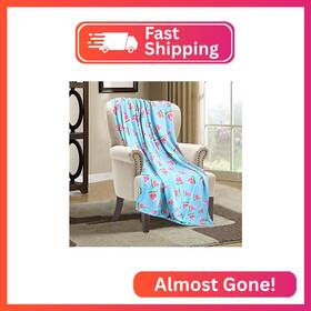 2rw-holiday-throws-watermelon Elegant Comfort Velvet Touch Ultra Plush Christmas Holiday Printed Fleece Throw/