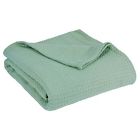 Elite Home New Grand Hotel Solid Blanket Blue Size Twin 655385589819