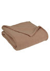 Elite New Cotton Solid Blanket Taupe Size Twin 655385114554