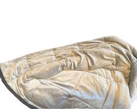 Ella Jayne 689192618639 Blanket Reversible 20lb Anti-anxiety Weighted Black/gray