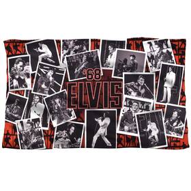 Elvis 191782551870 Presley 68 Comeback Special Rock Ftn Roll 36 Inch X58 Fleece Throw Blanket
