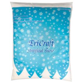 6893 Ericraft 606089858275 Artificial Snow 8 Liters 9.2 Oz Plastic For Decoration And Handcraft