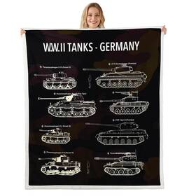 B08bhvytnp Erosebridal Tank War Theme Throw Blanket - Soldier Dirt Bike Camouflage Army