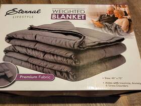 Pg93984 Eternal Lifestyle Nib 1 Day Ship Premium Breathable Weighted Blanket 48x78