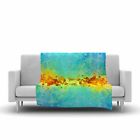Euah4830 39743060 East Urban Home Ginkelmier Colorful Earthly Abstract Fleece Throw