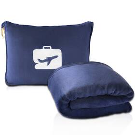 Eversnug 860002954110 Travel Blanket And Pillow - Premium Soft 2 In 1 Airplane With