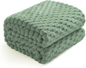 Jgr-4050-sagegreen Excervent Flannel Fleece Throw Blanket 50x40 Inches 40 Inch X50 Sage Green