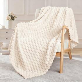 Bk-gbr5070-iv-uk Exclusivo Mezcla Best Extra Large Fleece Throw Blanket For Couch 50x70 Inches