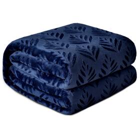 Bk-lf-5060nb Exclusivo Mezcla Fleece Throw Blanket For Couch Super Soft And Cozy Blankets All Season Use