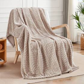 Fb-jw-5070-cm Exclusivo Mezcla Soft Fleece Throw Blanket For Couch Cozy Lightweight Blankets With Decorativ