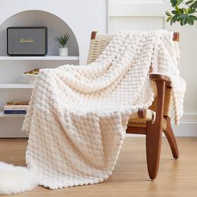 Busa22a1pmtlb4th Exq Home Fleece Throw Blanket For Couch Or Bed - 3d Imitation Turtle Shell Jacquard De