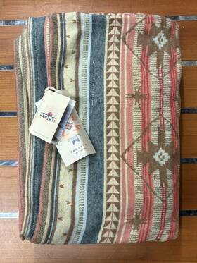 Hac0086-els Faherty Doug Good Feather Adirondack Blanket Eldorado Springs 52 Inch X 72