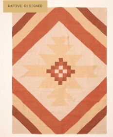 Faherty Mountain Sky Throw Blanket Woven Jacquard 52inch X 72inch Nwt 128