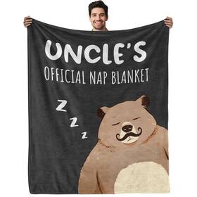 Faivhso 737879911204 Funny Gifts For Uncle To My Uncles Blanket Birthday Gift From Niece Nep