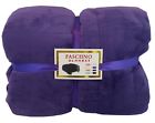 Fasciino Super Soft Plush Velour Mink Borrego Blanket Throw Queen Or Full Size B 095225693748