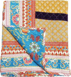 Gl-1606athr Fashions Thalia Quilted Cotton Throw