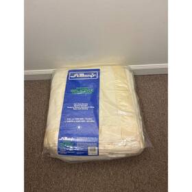 35230 Fieldcrest Vintage St.marys Queen/king Blanket New Old Stock Acrylic Champagne 102 Inch X 90