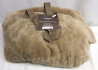 Fieldcrest Luxury Premium Micromink Blanket King Size Beige Tan 108 X 96 490620206492