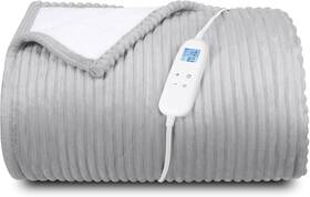 Figerm 313039072055 Electric Heated Blanket Queen Size 84 Inch X 90 6 Heating Levels And 8h Auto Timer