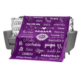 Fe-2-1 Filo Estilo Regalos Para El D A De Las Madres Mama Cumplea Os Birthday Mom Blanket