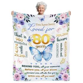 Fiwbnasz 737879903858 80th Birthday Gifts For Women 80 Year Old Woman Bir