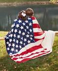 Flag2017 Collection American Flag Blanket Jumbo Americana Throw Star And Stripes