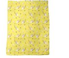 Fleeceblanketpd2152 Uneekee Yellow Lovebirds Fleece Blanket