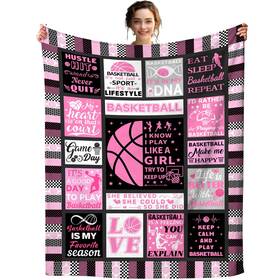 Krv3pdlxv9en2 Flow4u #krv3pdlxv9en2 Basketball Blanket 50 Inch X40 Girls Kids Gifts Birthday Decor