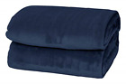 Fp2q-194028jbl Style Basics Silky Soft Thick Plush Bed Blanket 696580158318