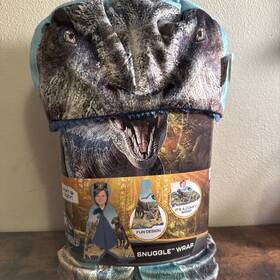 Franco 073558873815 New Jurrasic World Blanket Snuggle Wrap Universal Kids Gift 31x55 Inch
