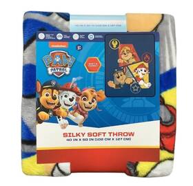 Franco 073558887096 Paw Patrol And Friends Silky Soft Throw 40x50 Blanket Sz 3 Up Nwt
