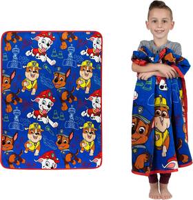 At0528 Franco Kids Bedding Super Soft Plush Throw Blanket 46 In X 60 Paw Patrol
