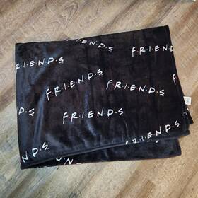 Friends 032281199753 The Tv Series Logo Overaized Throw Blanket Plush 58 88 Inches