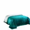 Fs200-blanket-teal-king Chezmoi Collection Micromink Sherpa Reversible Throw Blanket King 840079109576