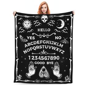 Funacola 708858724641 Ouija Board Occultism Throw Blanket Super Soft Warm Bed Blankets For Couch Be