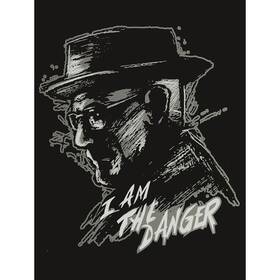 Bb-bl-4970-jfc Funky Breaking Bad I Am The Danger Lightweight Fleece Throw Blanket 45 X 60 Inches