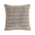 10016242 Fur Gorgeous " Cozy 17.5 Pillow Faux Taupe
