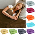 G16031000ux0015 Uxcell Soft Warm Fleece Blanket Throw Rug Plain Plush Flannel