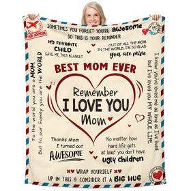 Ps07flc Geembi Gifts For Mom From Daughter Son - Super Soft Fleece Throw Blanket Couch B