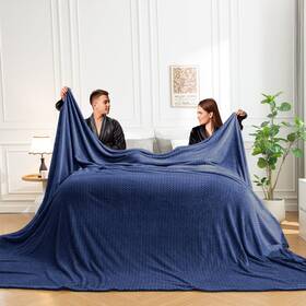 10529-b120 Gembed Oversized King Throw Blanket 120 Inch X120 - Fleece Lightweight Luxury 3