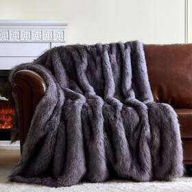 B0f7qhfg61 Gembed Fluffy Faux Fur Throw Blanket Super Soft Warm Thick Plush For