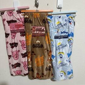 General Mills 194382286760 New Frankenberry Count Chocula Boo Berry Throw Blankets - Set/3 Halloween