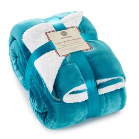 B07fxb9rp7 Genteele Sherpa Throw Blanket Super Soft Reversible Ultra Luxurious Plush