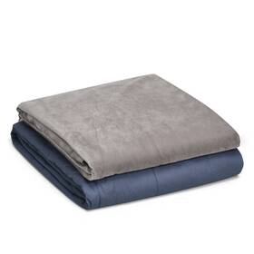 H00a7581 Giantex Heavy Weighted Blankets Full/queen/king Size With Cover And Carrying Bag Glass Beads