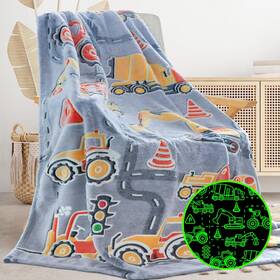 Gitrat 285627742430 Glow In The Dark Blanket Boys Gifts For Kids Fuzzy Cozy Warm Soft Fleece